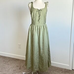 Scarlet Darkness Renaissance Dress Cottagecore Women's 2XL Corset Medieval Fairy